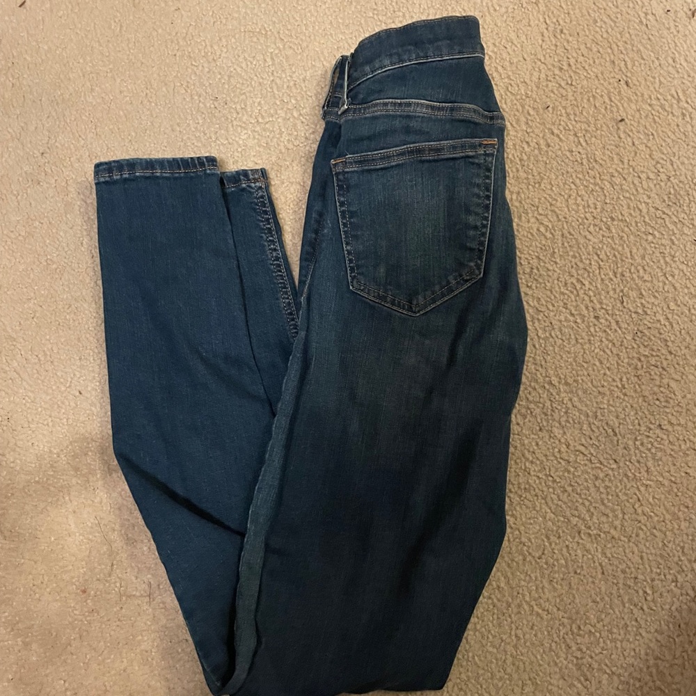 Topshop “Jamie” Skinny High Rise Jeans